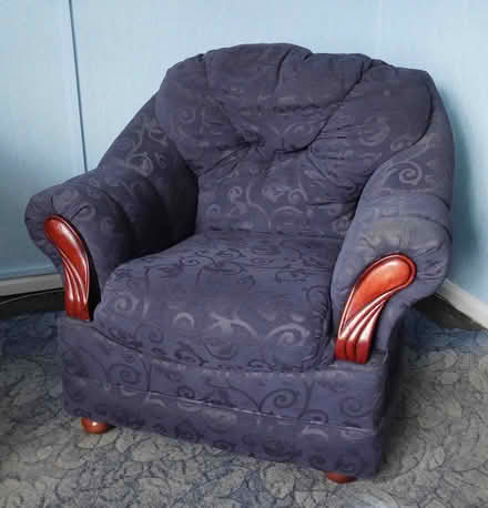 Photo of free Blue armchair (Havant PO9) #1