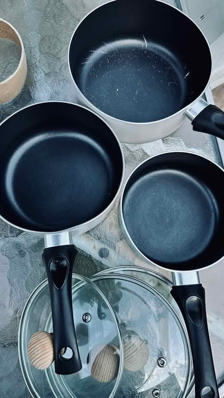Photo of free Set of 3 saucepans (Sittingbourne ME10) #2