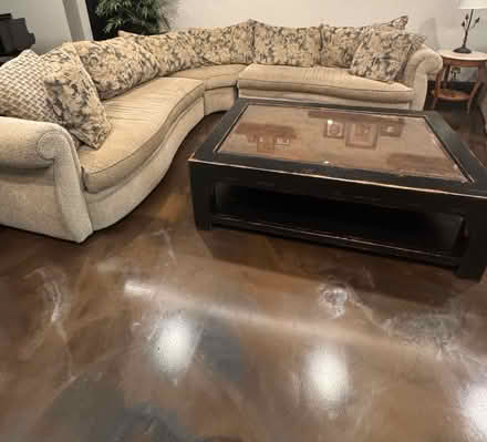 Photo of free Sectional and side chair (Highland park area) #2