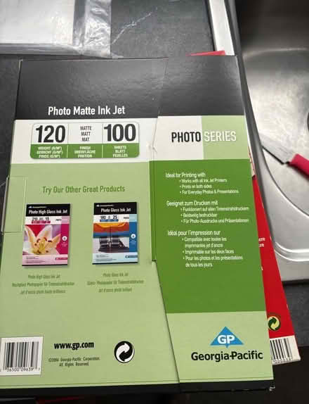 Photo of free Ink jet printer paper (Dyce AB21) #2