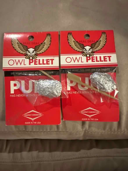 Photo of free Kids exploratory toy! Owl pellets (Palisades, NW, WDC) #1