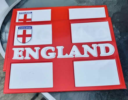 Photo of free England stick on plaques (Sittingbourne ME10) #1