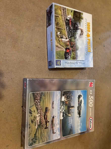 Photo of free 2 nostalgic puzzles Battle of Britain and Watching the train (Sidcup DA14) #1