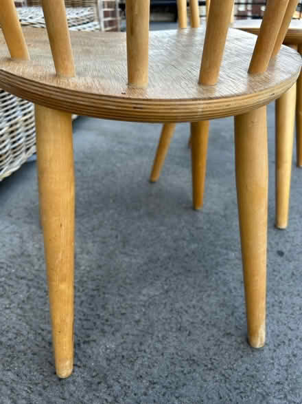 Photo of free Pair of Solid Wooden Dining Chairs (Kidbrooke, South East London) #4