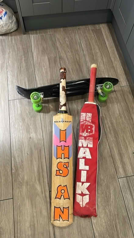 Photo of free 2 cricket bats and a skateboard (Langley SL3) #1