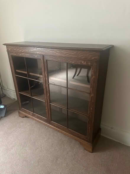 Photo of free Glass bookcase (Kendal LA9) #1
