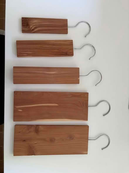 Photo of free 5 Cedar Hang Ups (Elkins Park. PA) #1