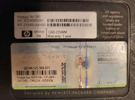 Photo of free HP Windows laptop 15 inch (Northridge) #3
