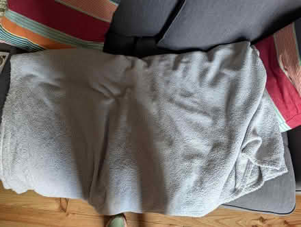 Photo of free XL grey blanket (Kings Norton) #1