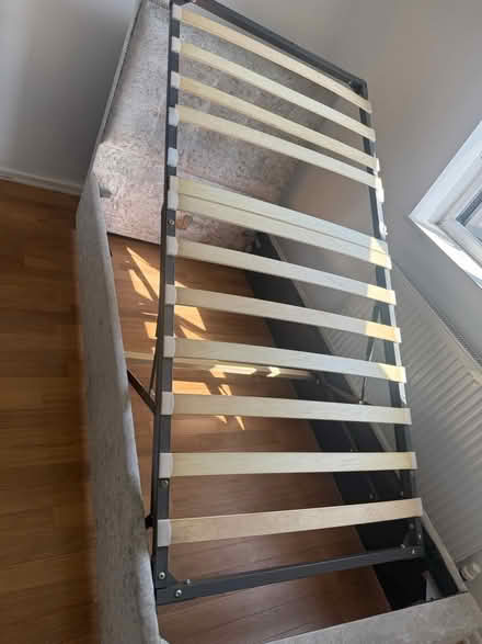 Photo of free Single ottoman bed silver (Aughton S26) #1