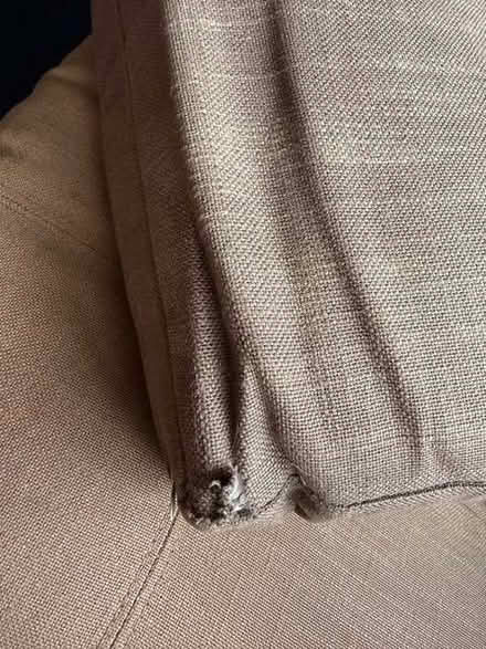 Photo of free Two seater mid century grey couch - with fire label (Fetcham KT22) #4