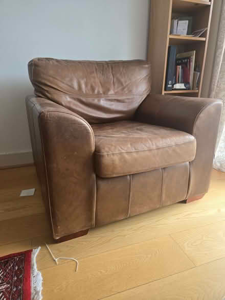 Photo of free Armchair with firelabel, in good condition (Stepney E1) #1