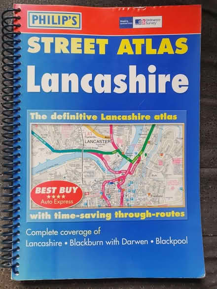 Photo of free 2007 Lancashire Street Atlas (Whalley BB7) #1
