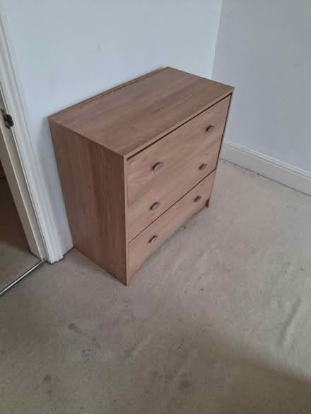 Photo of free Brown veneer chest of draws (S11 8) #1