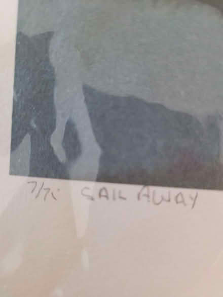 Photo of free Sail Away original print (Toronto) #3