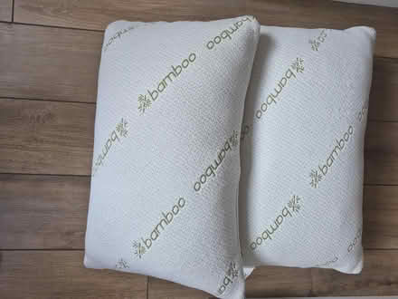 Photo of free Two Bamboo Memory Foam Pillows (Aston Clinton HP22) #1