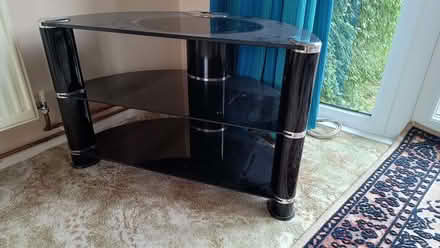 Photo of free Glass TV Stand (Wharf Rd area, Higham NN10) #1