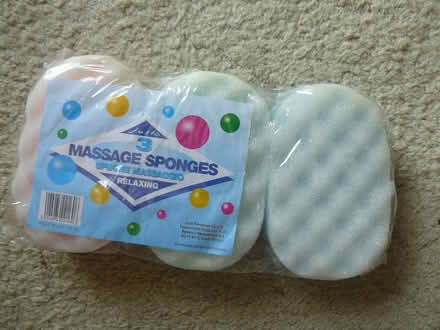 Photo of free 3 x massage bath/shower sponges. New (Kempsey WR5) #1