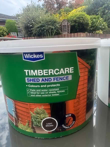 Photo of free Fence and shed paint x 2 (Billericay) #2