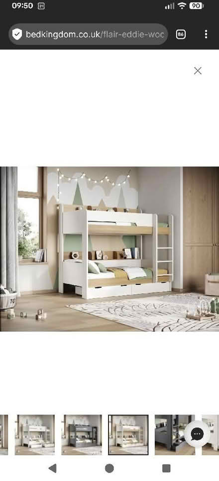 Photo of free Bunk bed with shelves and drawers (Sundorne SY1) #1