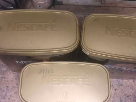 Photo of free 4 x Empty Nescafe Gold Blend Tins (Neasden NW10 near McDonald) #4