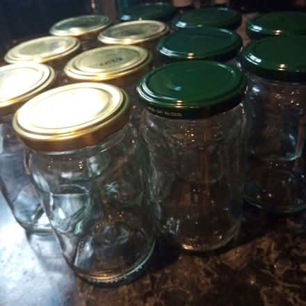 Photo of free 12 Jam Jars with lids (Charlbury OX7) #1