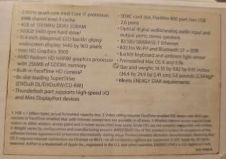 Photo of free MacBook Pro 15-inch circa 2011 (Northridge) #3
