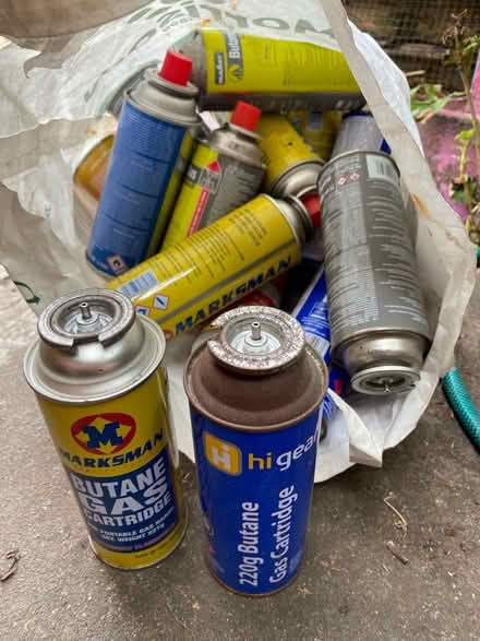 Photo of free Bag of camping gas canisters (small leftovers) (Lightpill GL5) #1