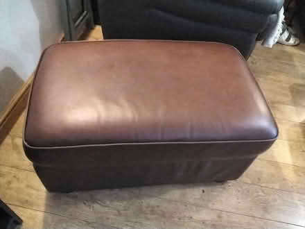 Photo of free Large brown tan footstool (Delapre NN4) #1
