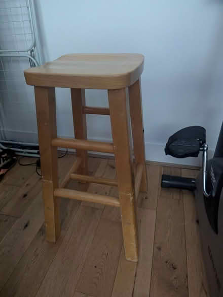 Photo of free Solid wooden stool (Se20, Penge) #1