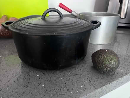 Photo of free Cast iron casserole pot and saucepan (The Triangle Estate RH15) #2
