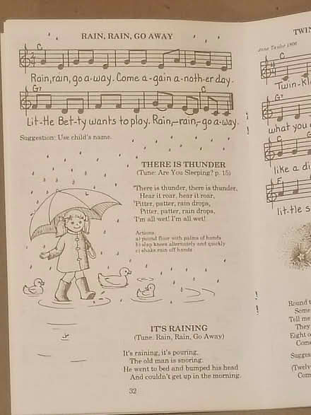 Photo of free Songs & nursery rhymes for wee ones (W section, Bowie) #3