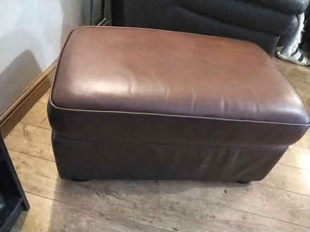 Photo of free Large brown tan footstool (Delapre NN4) #4
