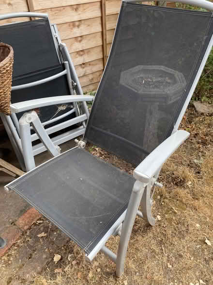 Photo of free 3 Garden Chairs (Addlestone KT15) #1