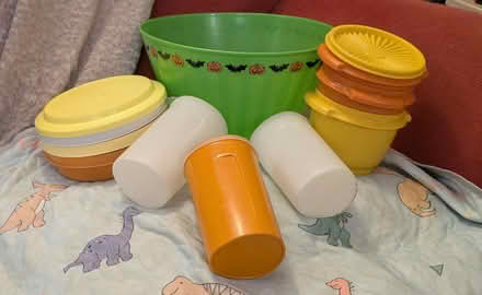 Photo of free Halloween bowl and tupperware (Churchend RG30) #1