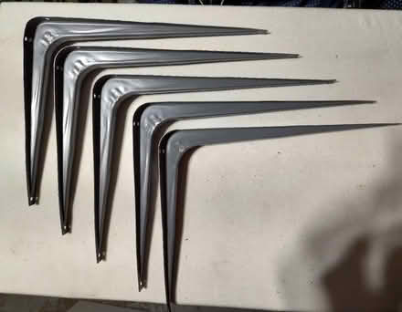 Photo of free 5 Metal Shelf Brackets - used (Saugus) #1