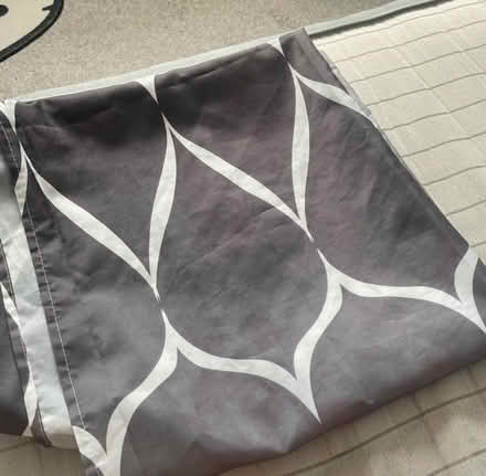 Photo of free Black Pattern Shower Curtain (Congleton) #1