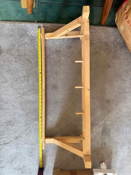 Photo of free Wooden hanging rail for wall (bognor regis PO22) #1