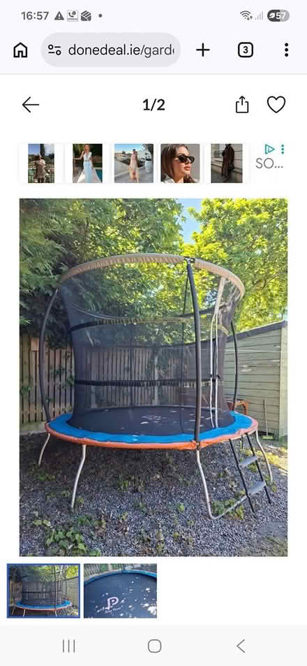 Photo of free 8ft trampoline (Bray.Meath Road) #1