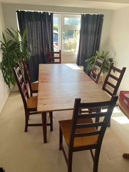 Photo of free Dining room table and 6 chairs (Chewton Keynsham BS31) #1