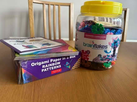 Photo of free Origami Paper and Brain Flakes - Fun activities (Shelton Lock DE24) #3