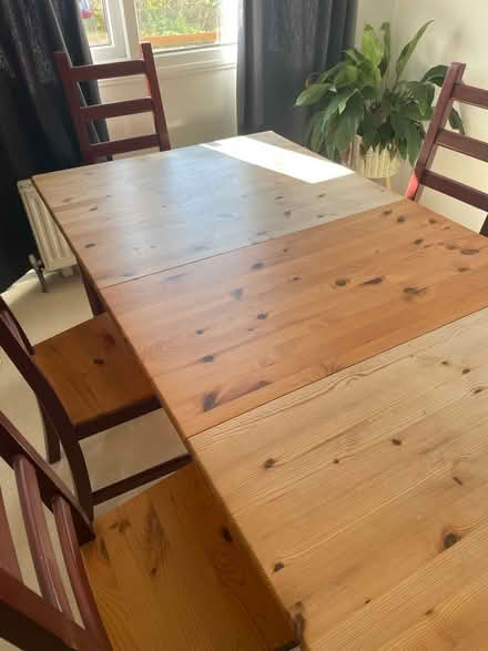 Photo of free Dining room table and 6 chairs (Chewton Keynsham BS31) #2