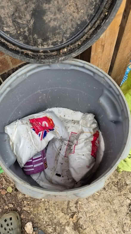 Photo of free Watertight tub of salt (hucknall ng15) #1