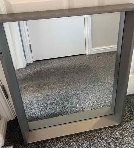 Photo of free Large mirror with bevelled glass for upcycling (Cockerham LA2) #1