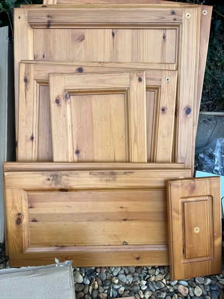 Photo of free Wood kitchen cupboard doors (NR148AB) #1