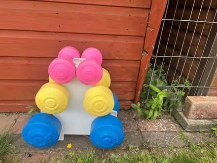 Photo of free Dumbell weights on stand (St Helens) #1