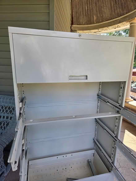 Photo of free large metal file cabinet (East Price hill) #2