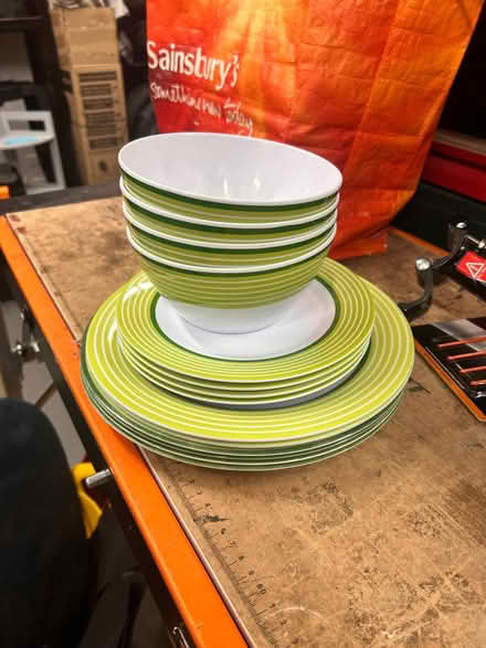 Photo of free Plastic plates and bowls (Penrith CA11) #1