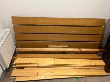 Photo of free Super king size bed frame (Whitley Bay) #1