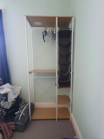 Photo of free Wardrobe: Double 2 Rail 4 Shelf (Central park, East Ham E6) #3